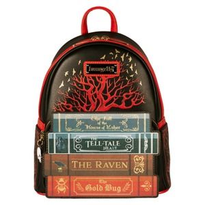 Loungefly Edgar Allan Poe Literary Horror Mini Backpack